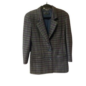Classiques Entier Vintage‎ Wool Houndstooth Blazer